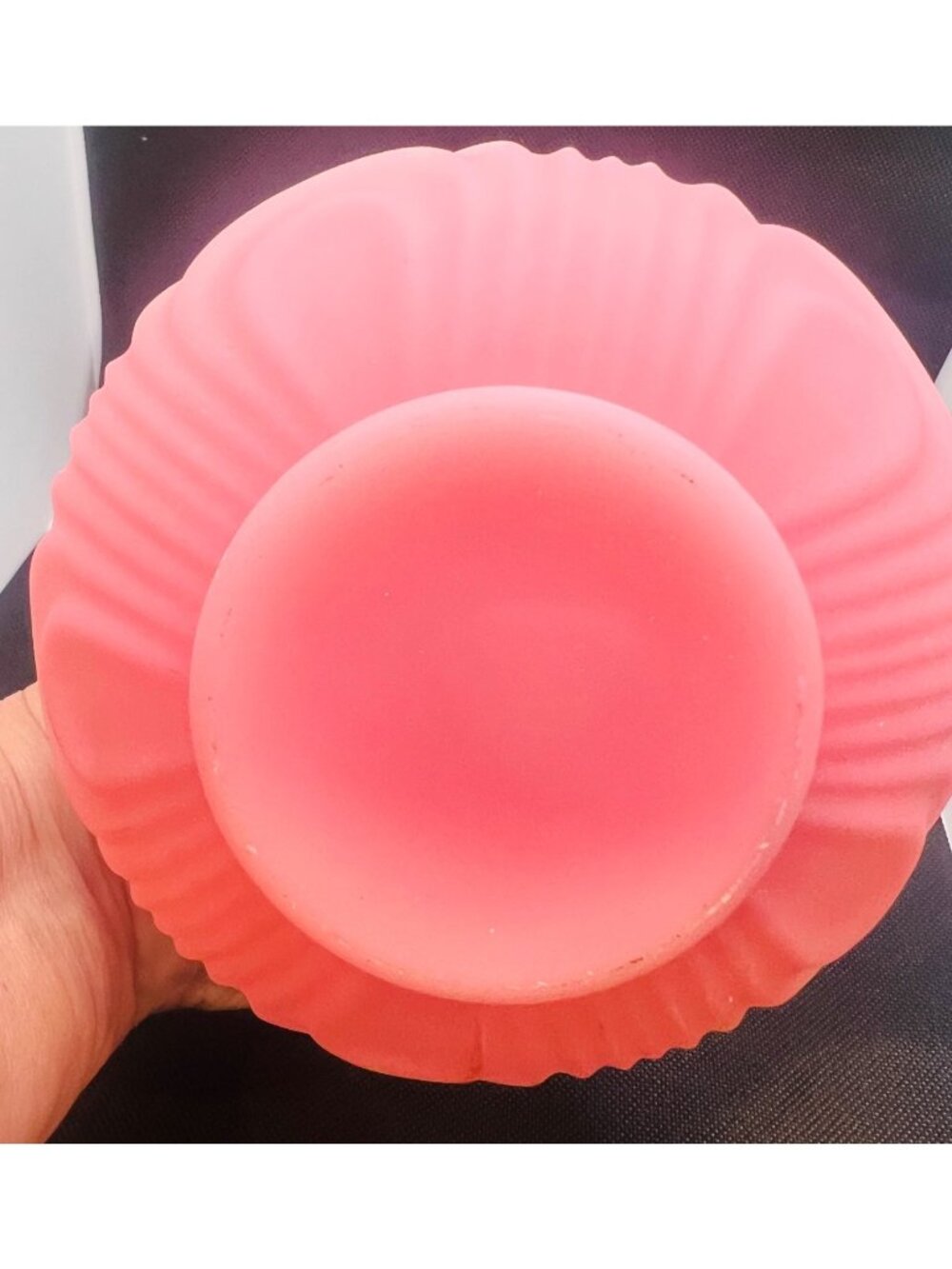 Fenton Rose Pink Drapery Vase Drape Pattern READ - Picture 8 of 15